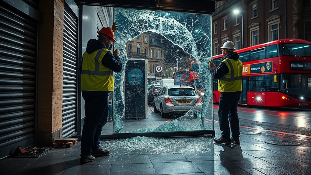 Emergency Shop Front Repair Sutton