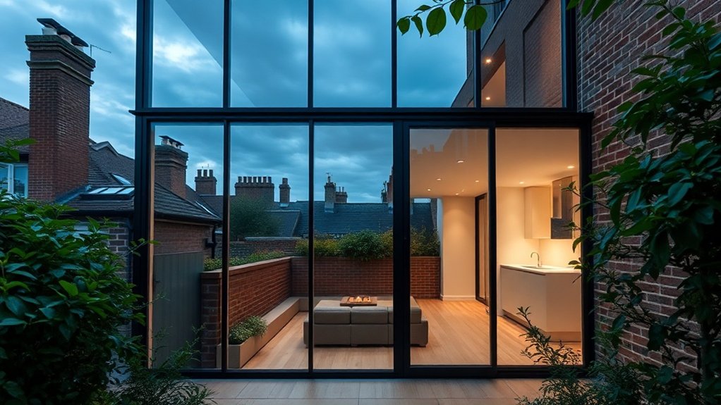 Glass Extension Walls Sutton